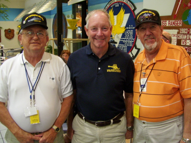 Vice Admiral Gerry Hoewing with USS Lofberg shipmates