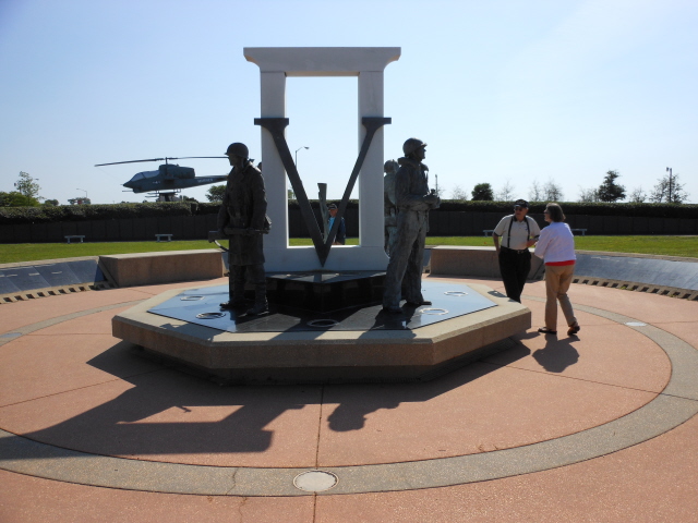 World War II Memorial at the Veteran's Memorial Park